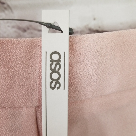 ASOS Blush colored culotte Shorts NWT size 6 - Picture 3 of 5